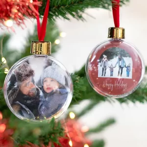 personalised Christmas Baubles