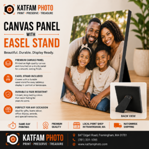12×12 Easel Back Canvas Framingham MA | Square Canvas Prints | Katfam Photo